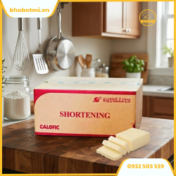 Bơ thơm Shortening Satellite (Nhãn đỏ) - Thùng 25kg