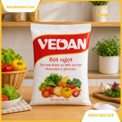 Bột ngọt VEDAN Size L Bao 5kg - Thùng 4 gói