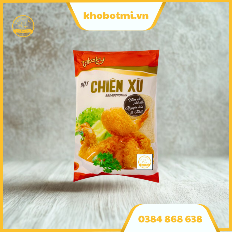 Bột chiên Xù Takoky 1kg - Thùng 10 gói Bột chiên Xù Takoky 1kg - Thùng 10 gói