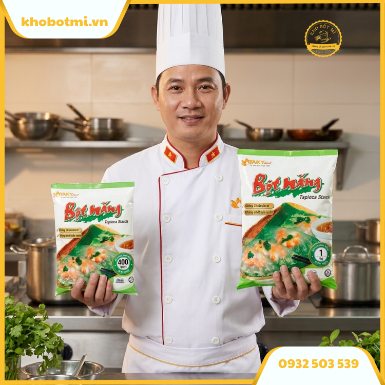 Bột năng Tài Ký 400g - Thùng 24 gói Bột năng Tài Ký 400g - Thùng 24 gói