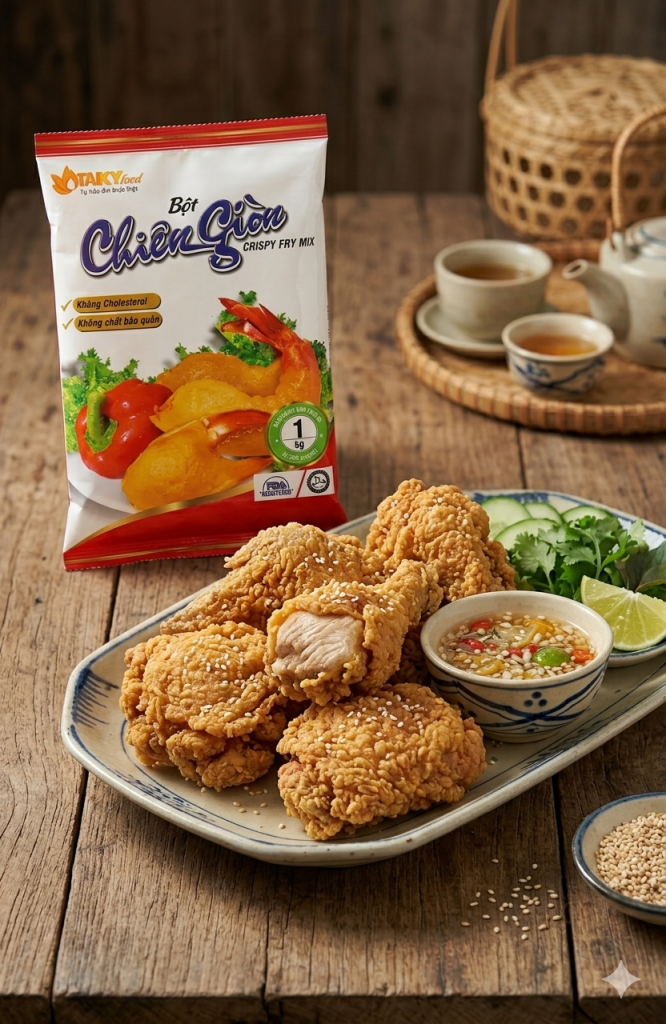 Vì Sao Nên Dùng Bột Chiên Giòn Tài Ký?