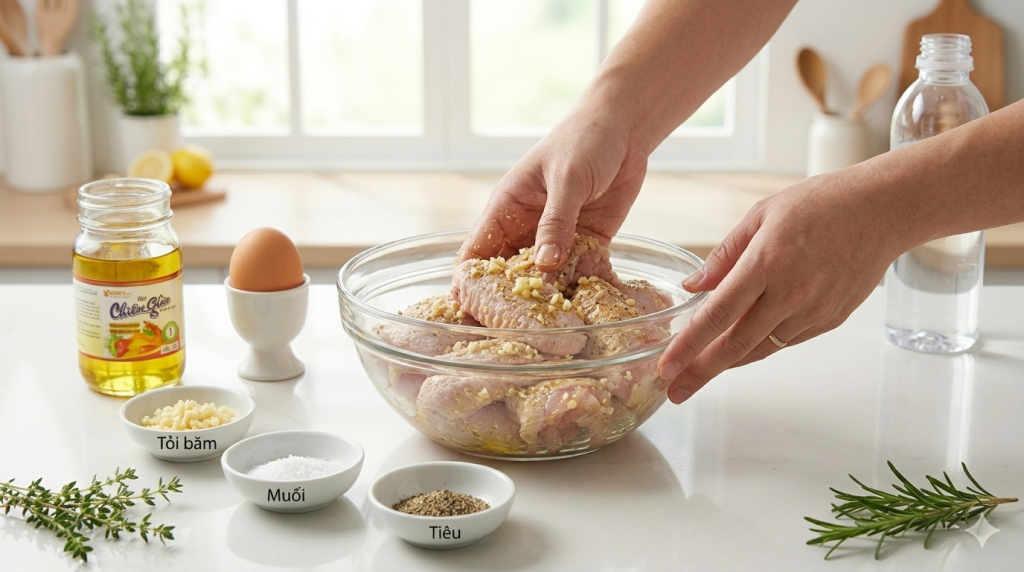 Cách Ướp Gà Chiên Giòn