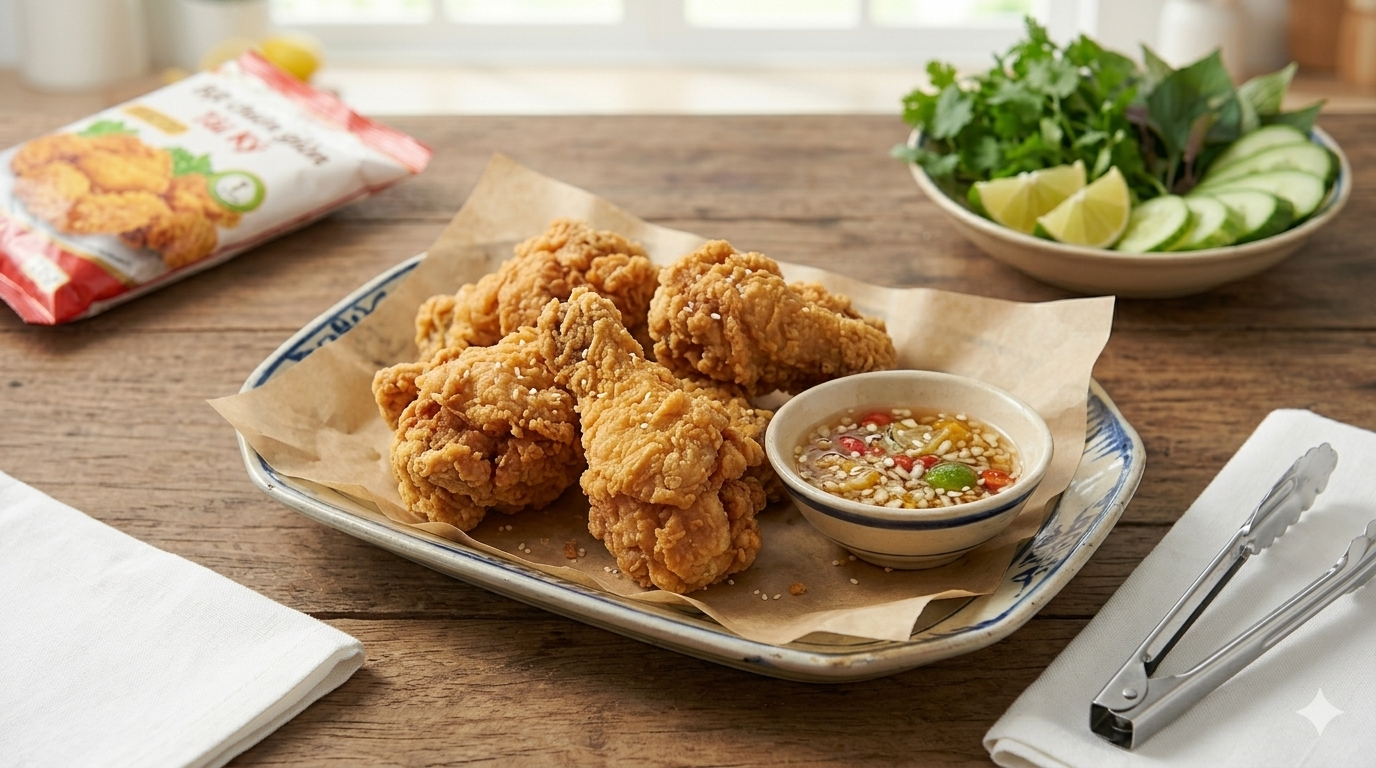 Mẹo Giúp Gà Chiên Giòn Lâu